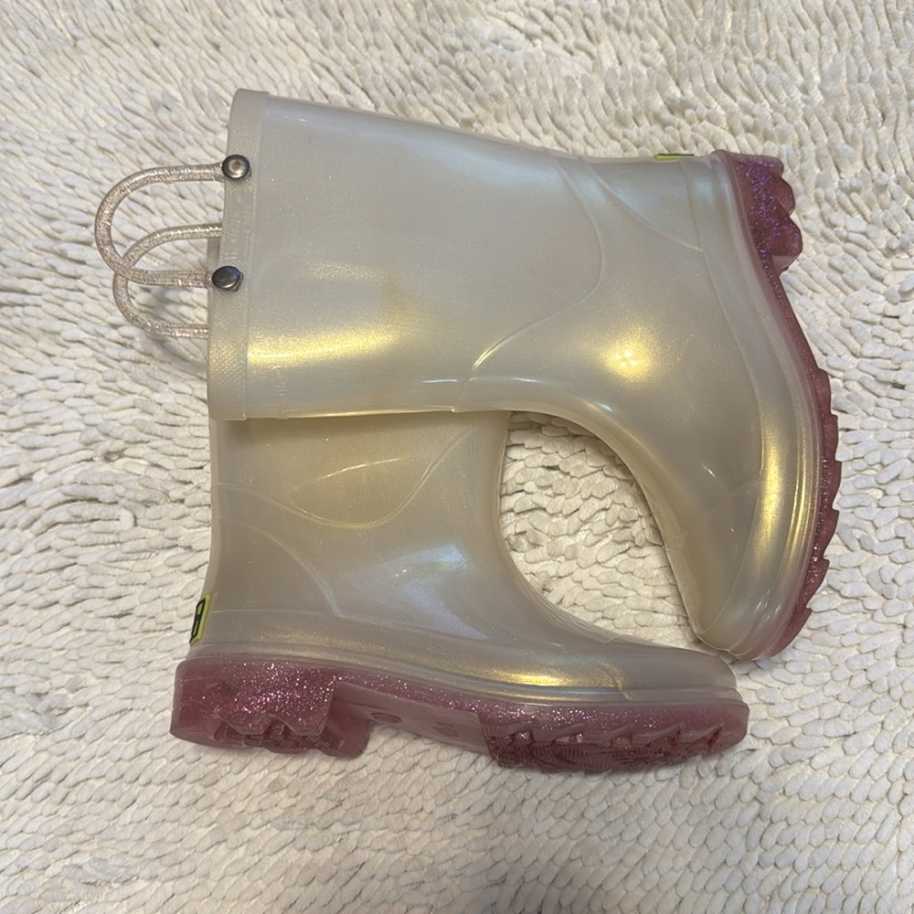 Western Chief Pearlized Glitter Girls Rain Boots